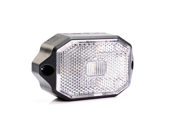 LED Pozičné biele svetlo s odrazkou