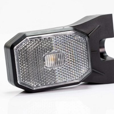 LED Pozičné biele svetlo s odrazkou a držiakom