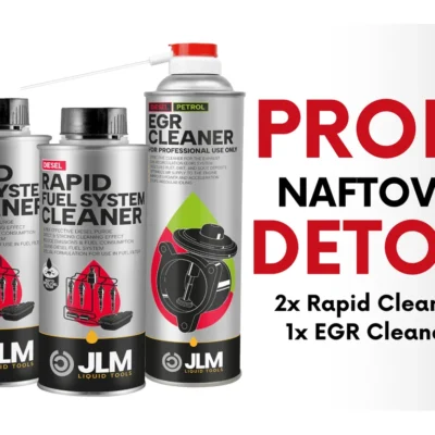 JLM Profi naftový DETOX - sada na vstrekovače, sanie a EGR