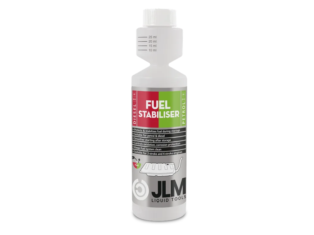 JLM Fuel Stabiliser 250 ml – stabilizátor paliva pri skladovaní